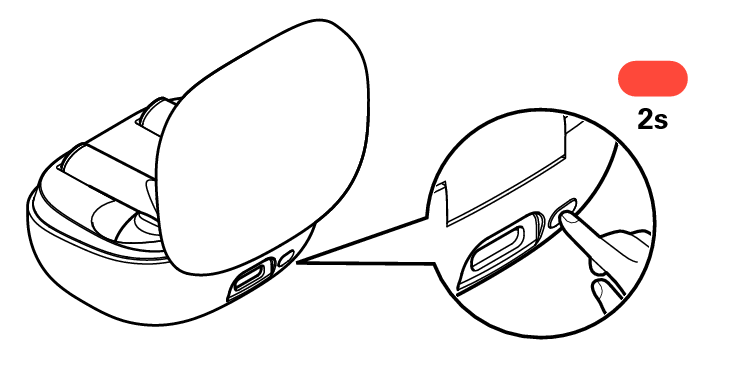 Push case button 2s C840NCW